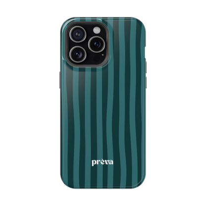 Dark Stripes Turquoise Phone Case