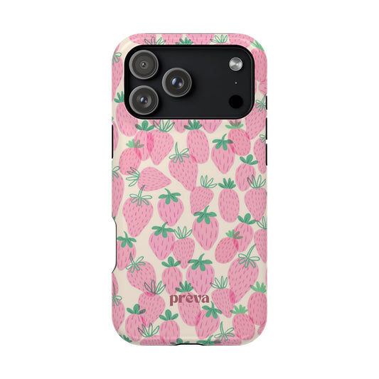Pink Strawberry Phone Case