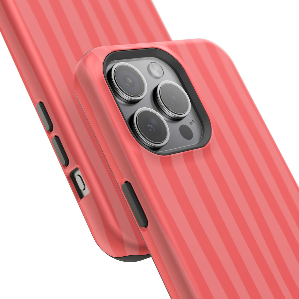 Coral Stipes Phone Case