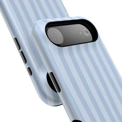 Pastel Blue Stripes Phone Case