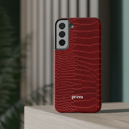 Red Croc Phone Case