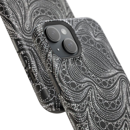 Abstract Midnight Lace Phone Case