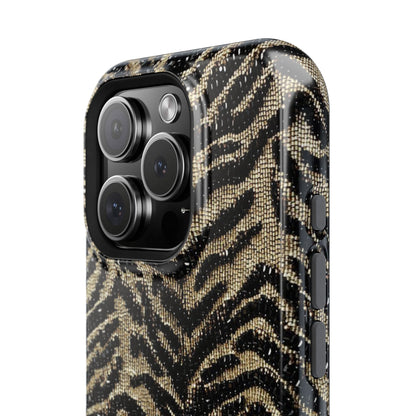 Phone Case — Impact‑Resistant Tiger Print Rug Texture