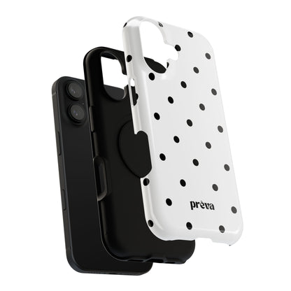 B&W polka dots Phone Case