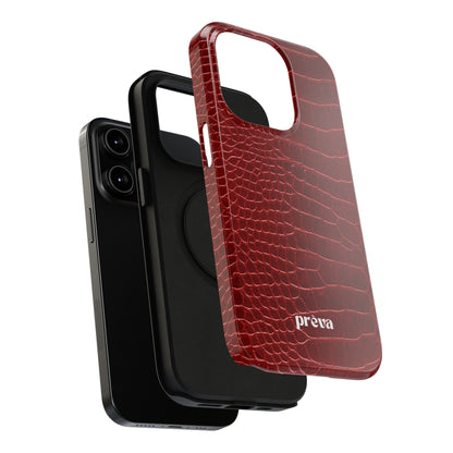 Red Croc Phone Case