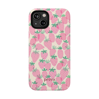 Pink Strawberry Phone Case
