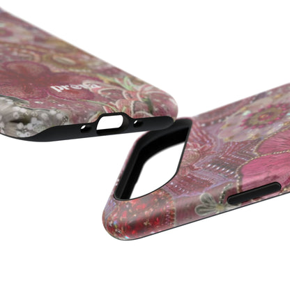 Floral Embroidery Phone Case