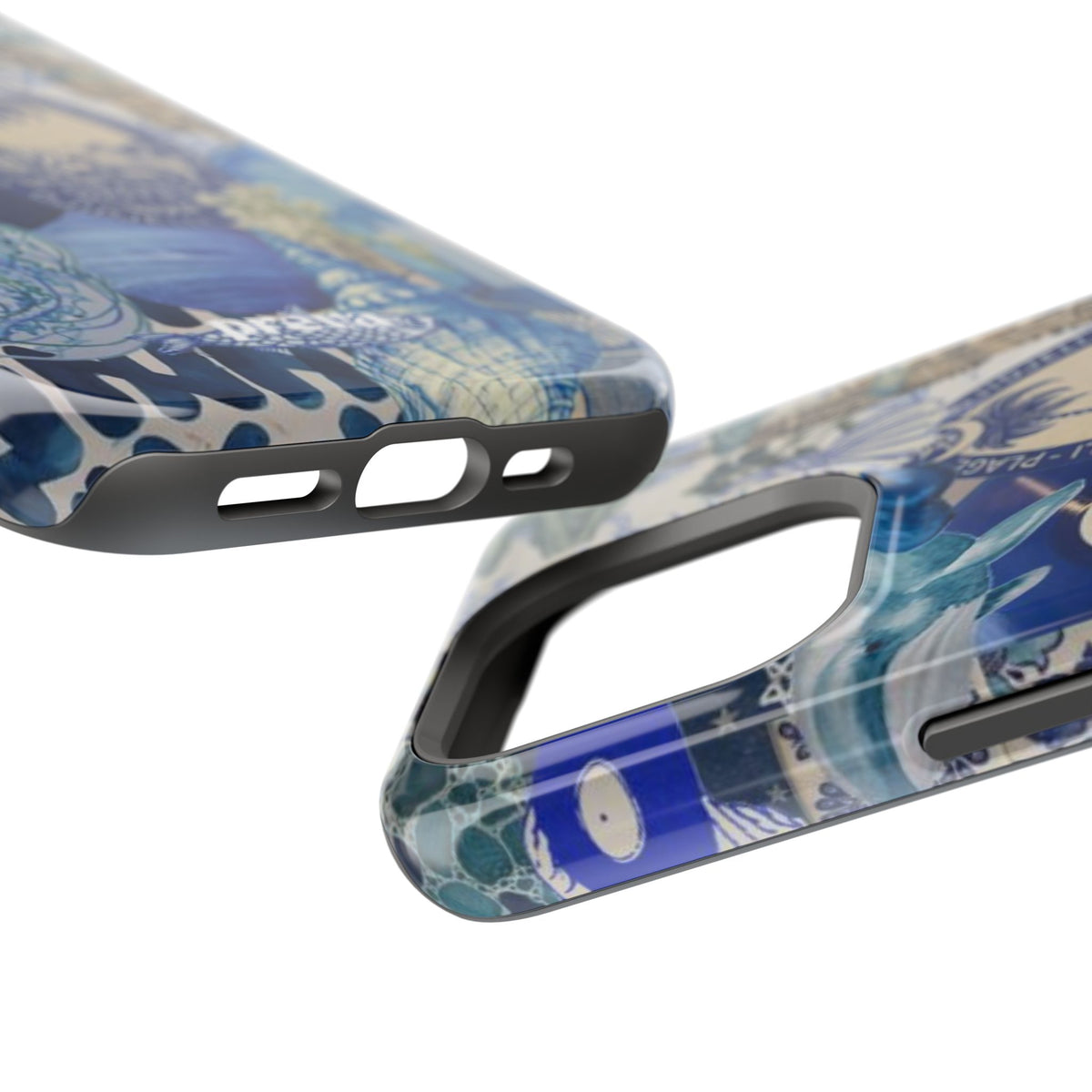 Blue Night Collage Phone Case