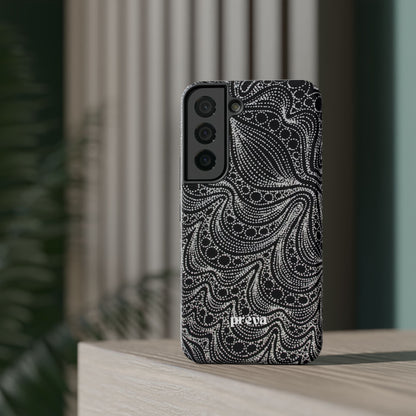 Abstract Midnight Lace Phone Case