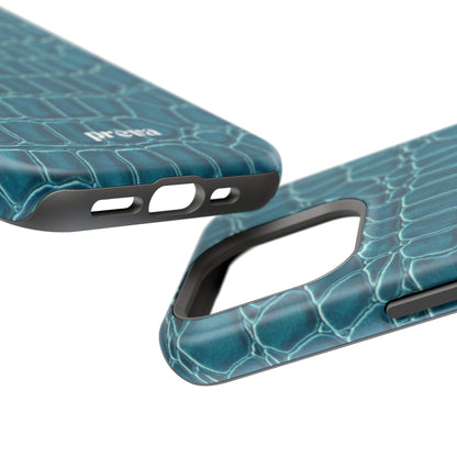 Teal Croc Phone Case