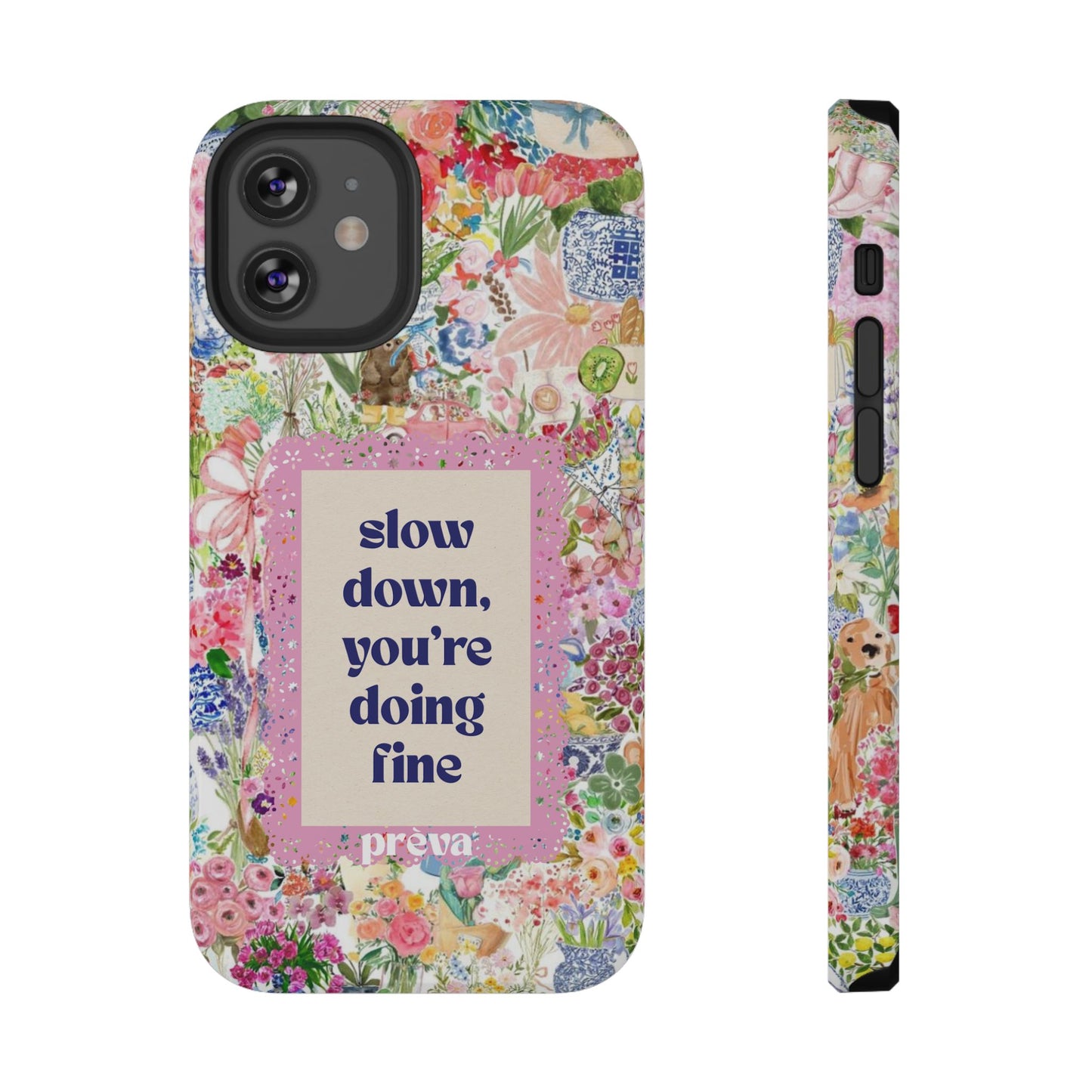Slow Down Flowers x notsoken Phone Case