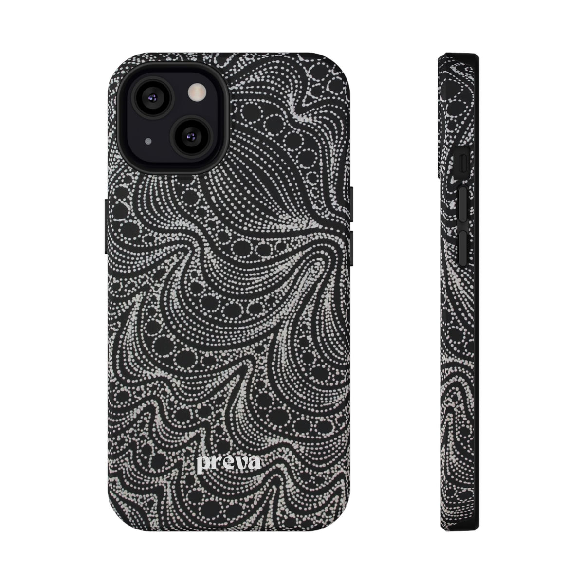 Abstract Midnight Lace Phone Case