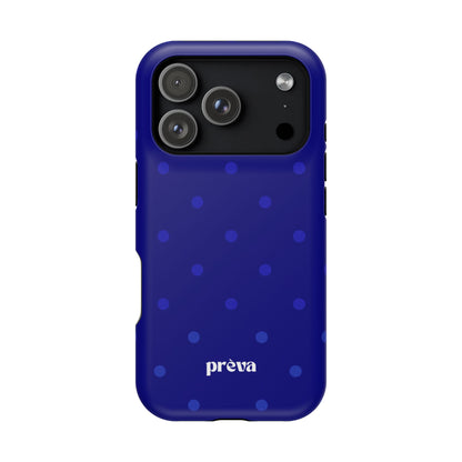Dark Blue Polka Dots Phone Case