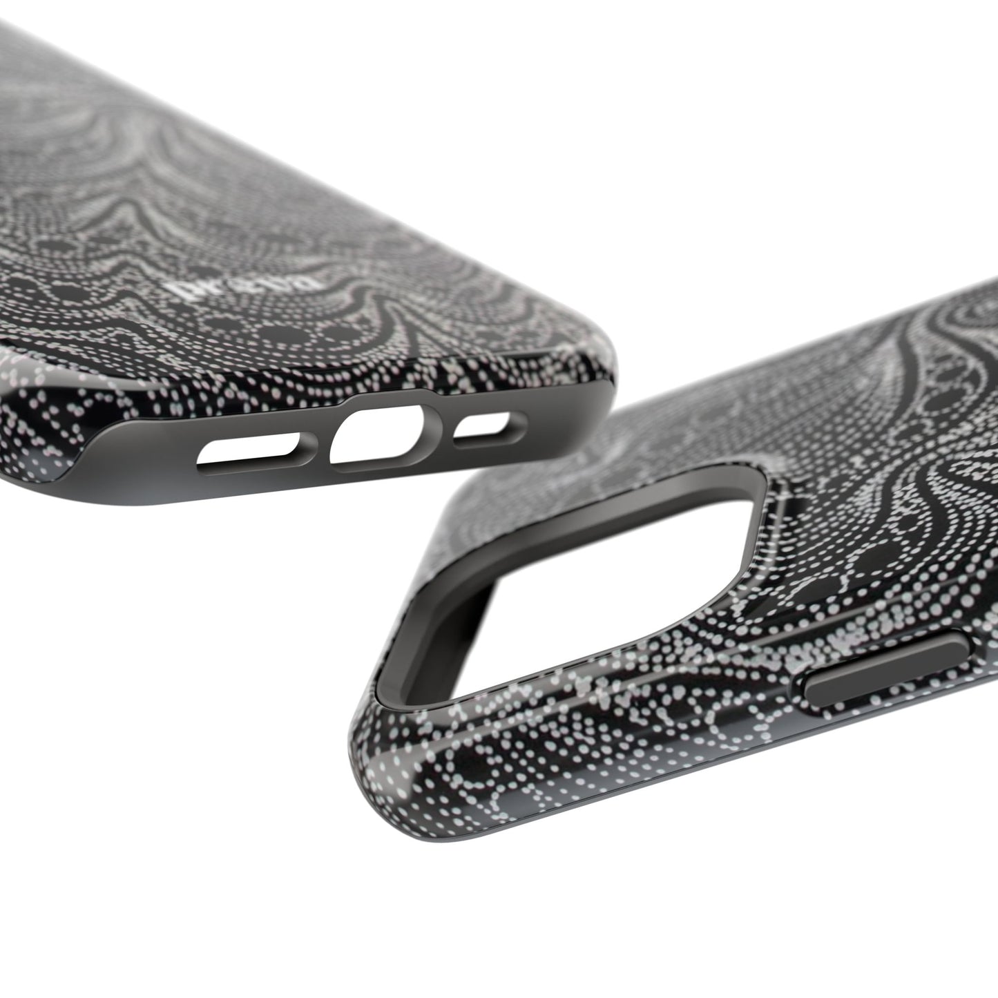 Abstract Midnight Lace Phone Case