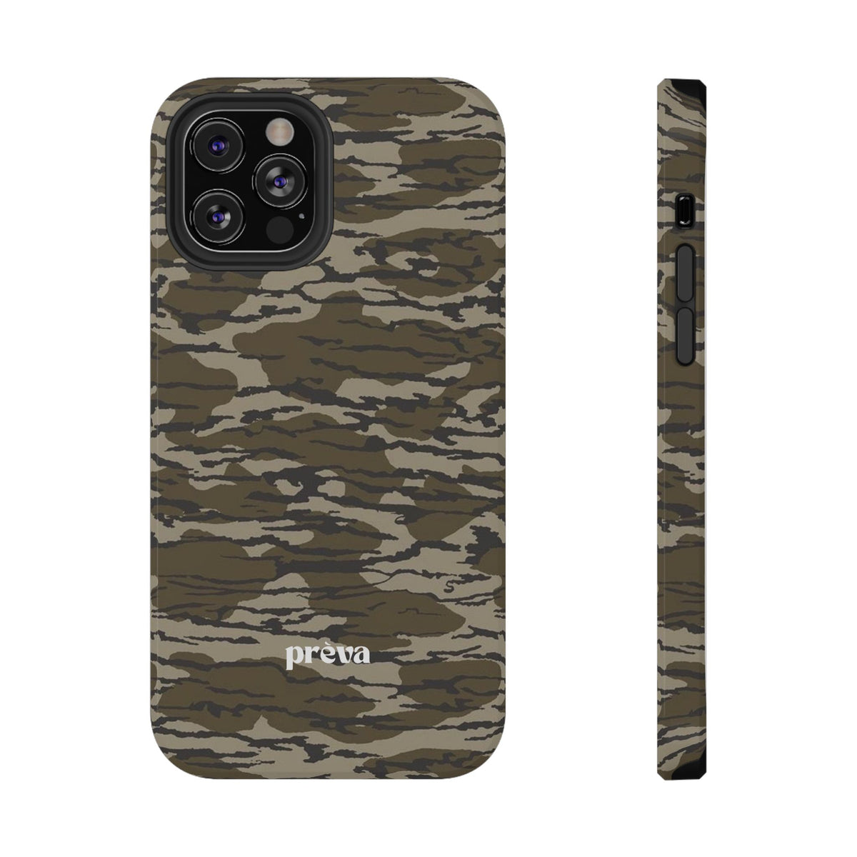 Camo Impact-Resistant Phone Case — Military Green Rugged Protection