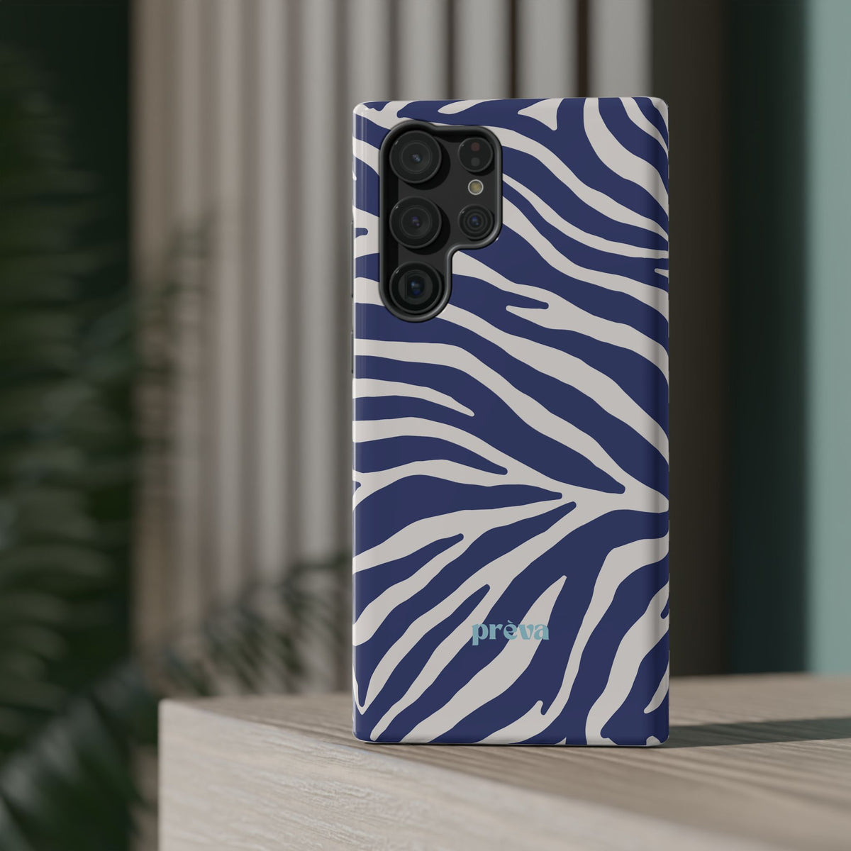 Blue Zebra Phone Case