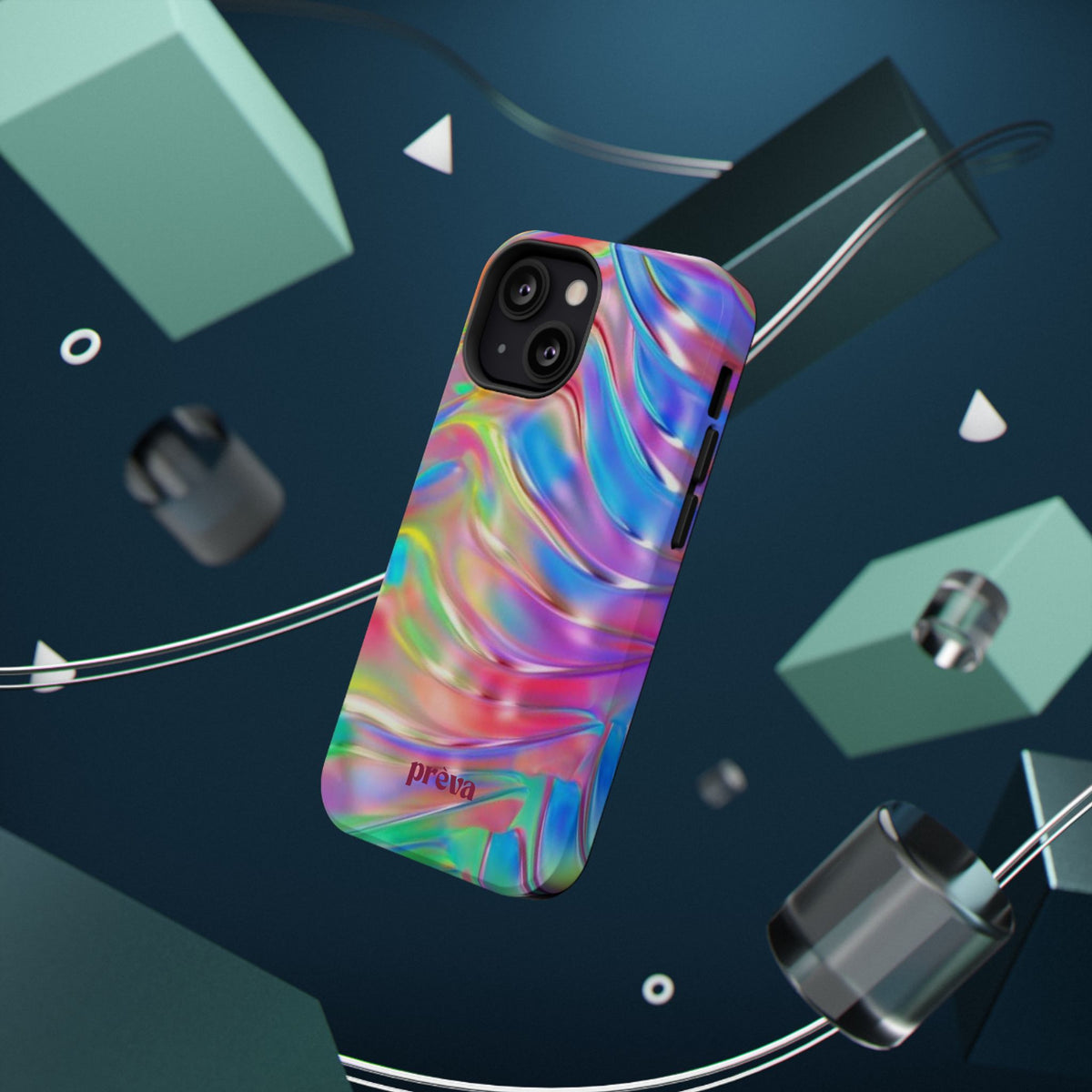 Iridescent Swirl Phone Case