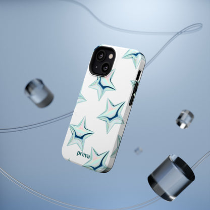 White Starburst Phone Case
