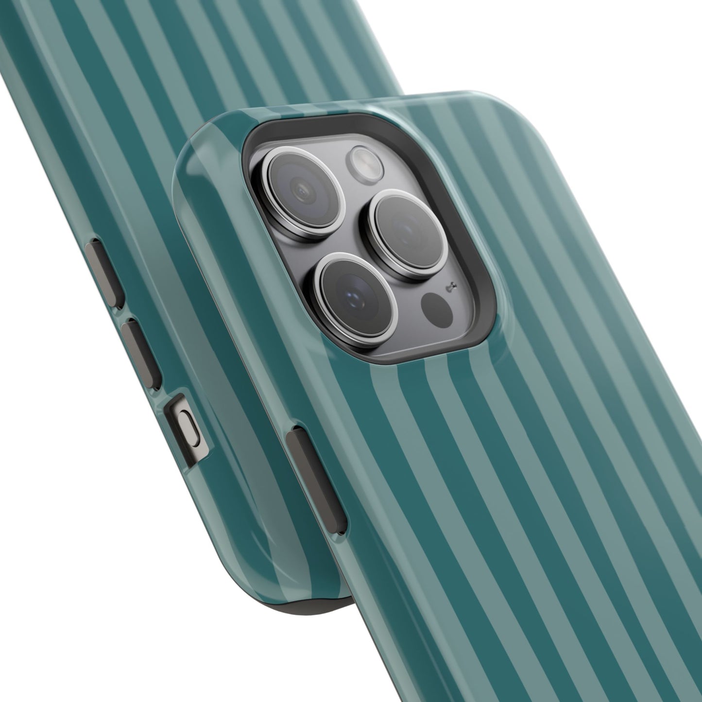 Striped Teal Phone Case