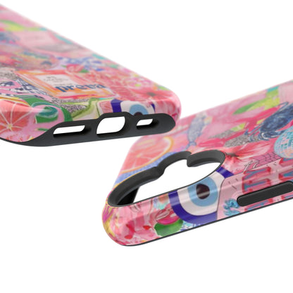 Floral & Pink Collage Phone Case