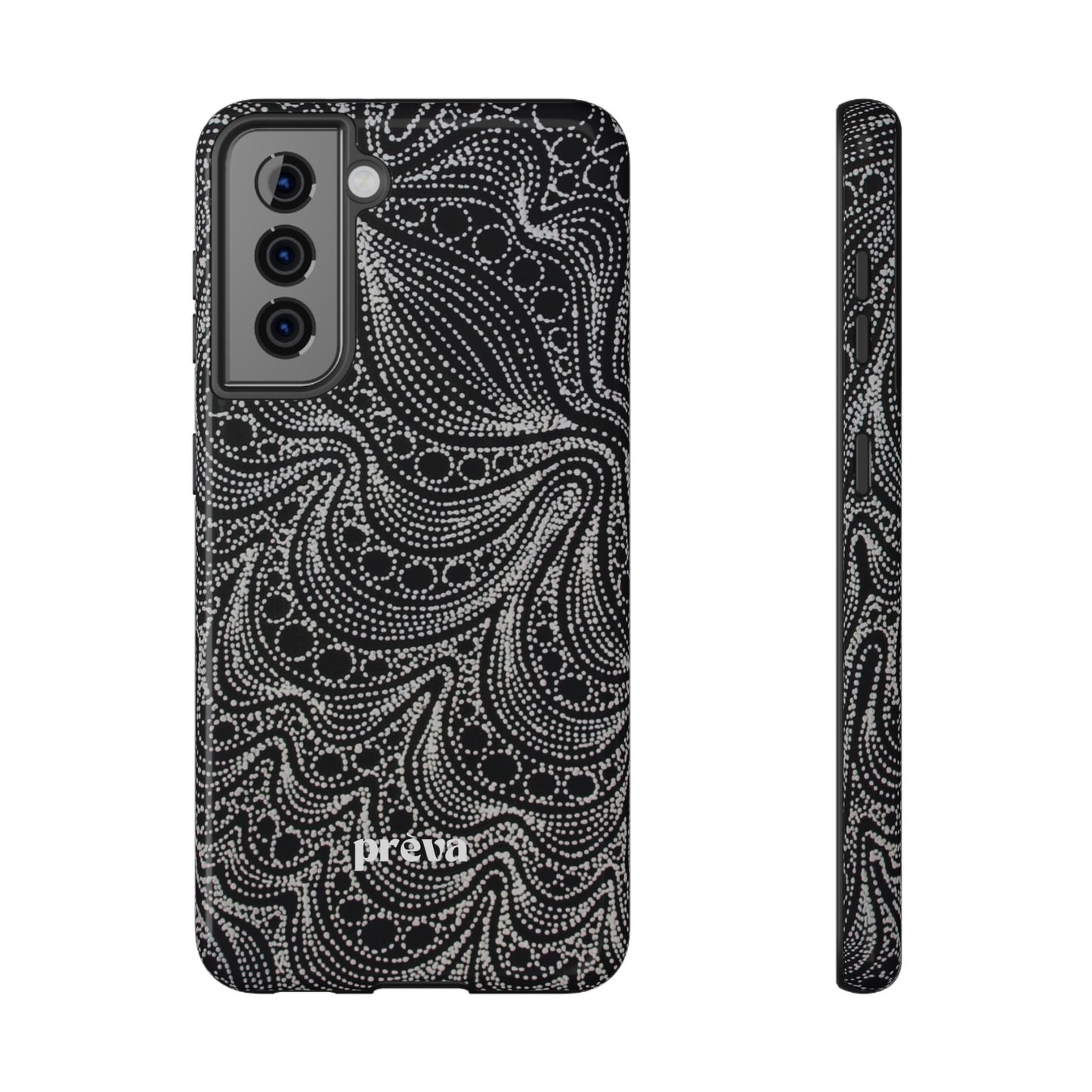 Abstract Midnight Lace Phone Case