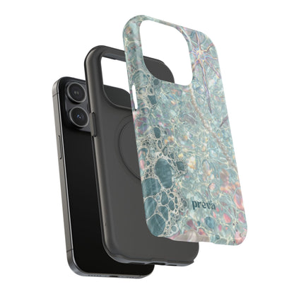 Marbled Seafoam Impact-Resistant Phone Case