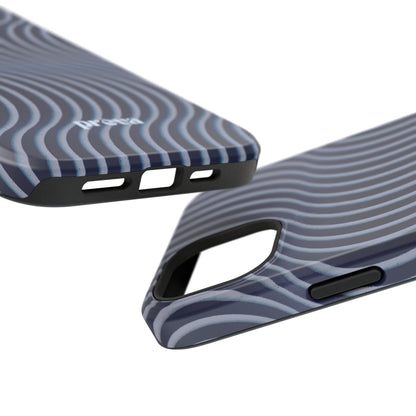 Wavy Navy Phone Case