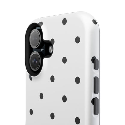 B&W polka dots Phone Case