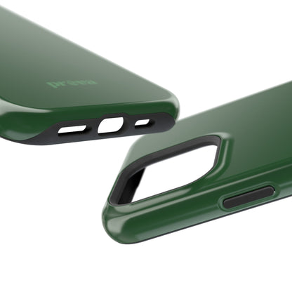 Impact-Resistant Phone Case — Forest Green Slim Armor