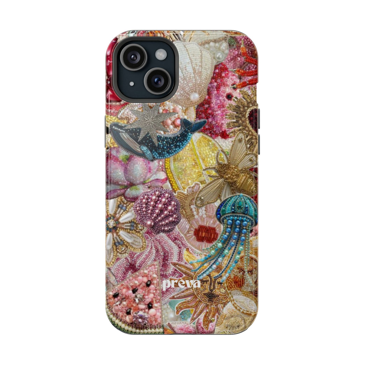 Floral Sea Collage Phone Case