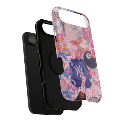 Retro 8 Ball Collage Phone Case