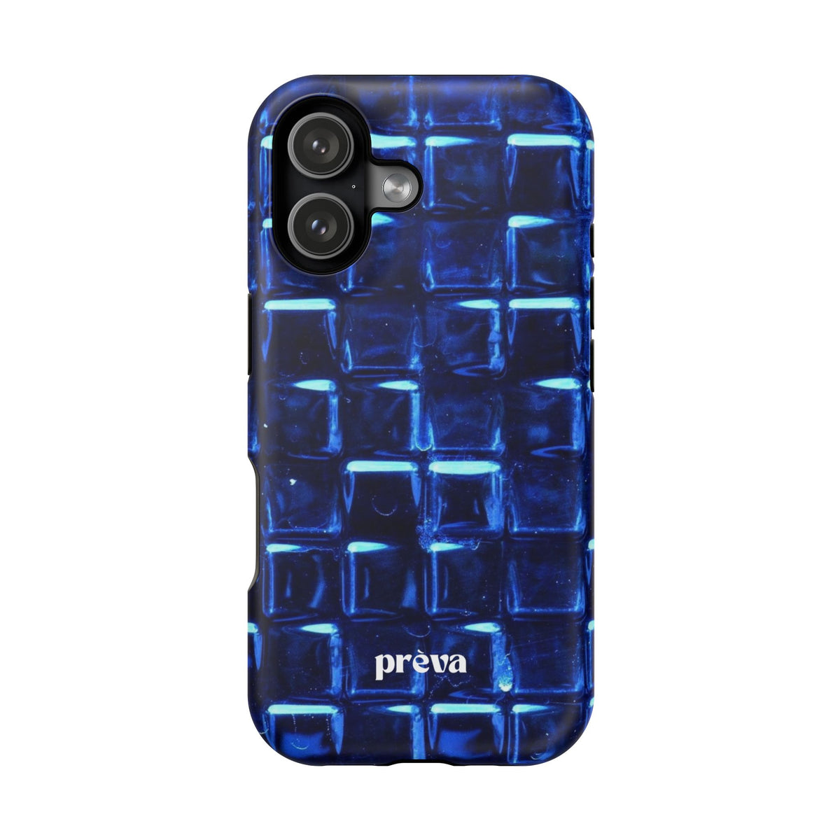 Blue Glass Tile Impact-Resistant Phone Case