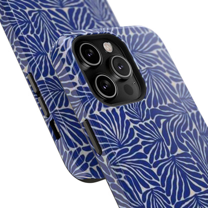 Blue Abstract Greek Phone Case