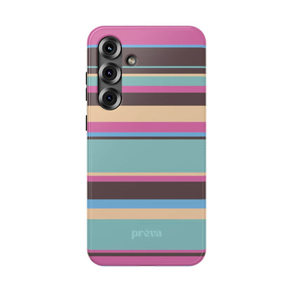 Cocoa Palm Stripes Phone Case