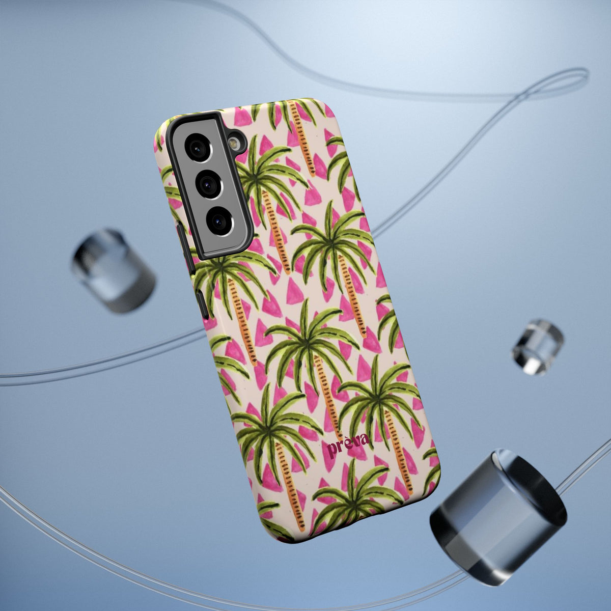 Phone Case — Pink Palm Tree Impact-Resistant Protector