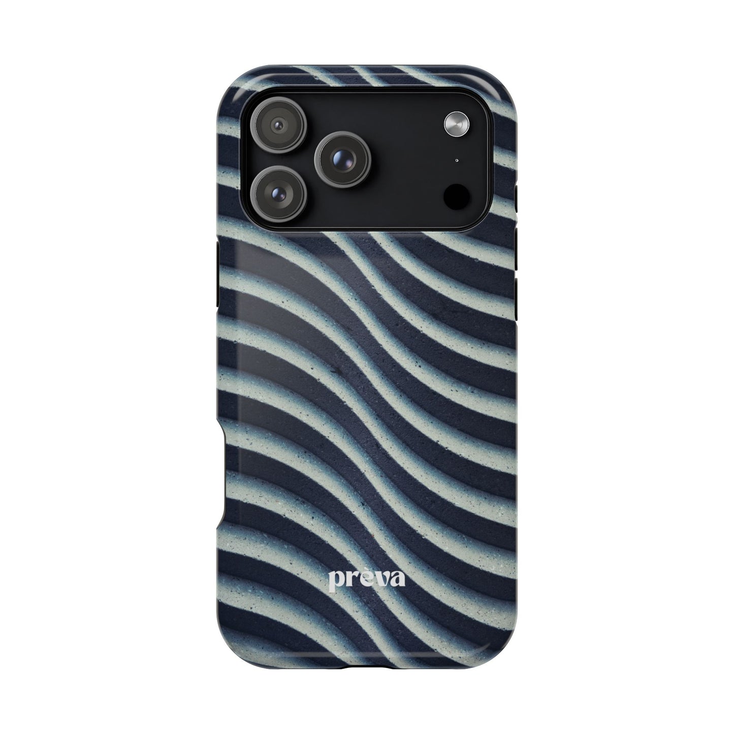 Navy Waves Phone Case