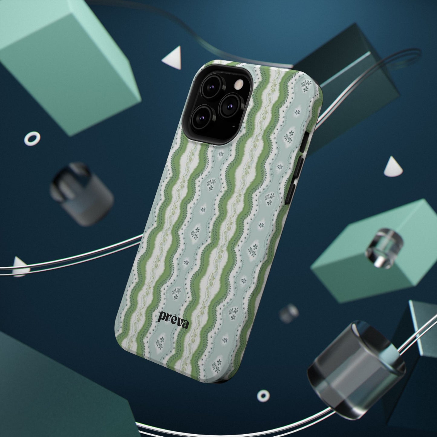 Green Waves Phone Case