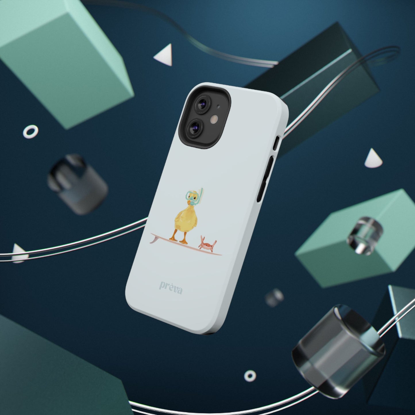 Scuba Duck Stripes Phone Case