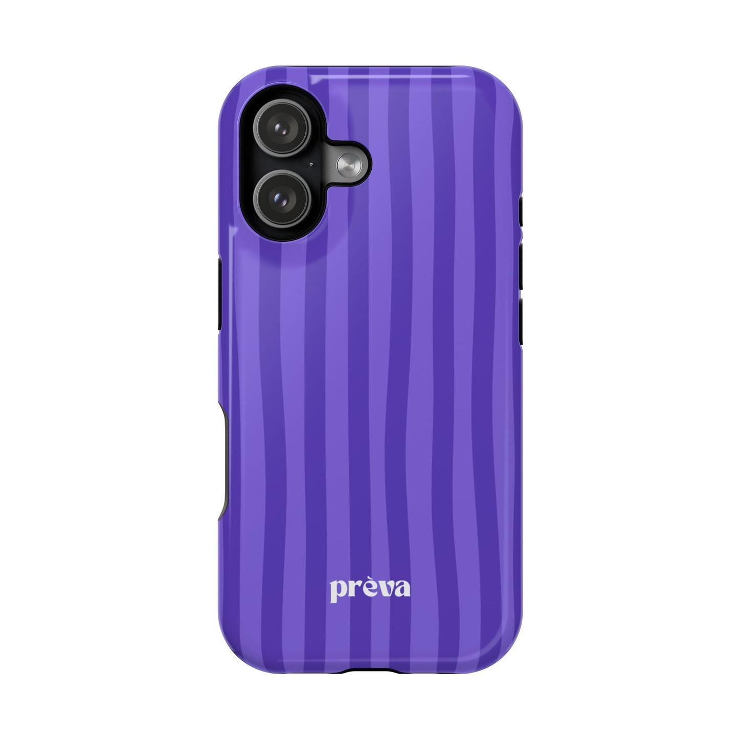 Dark Purple Stripes Phone Case