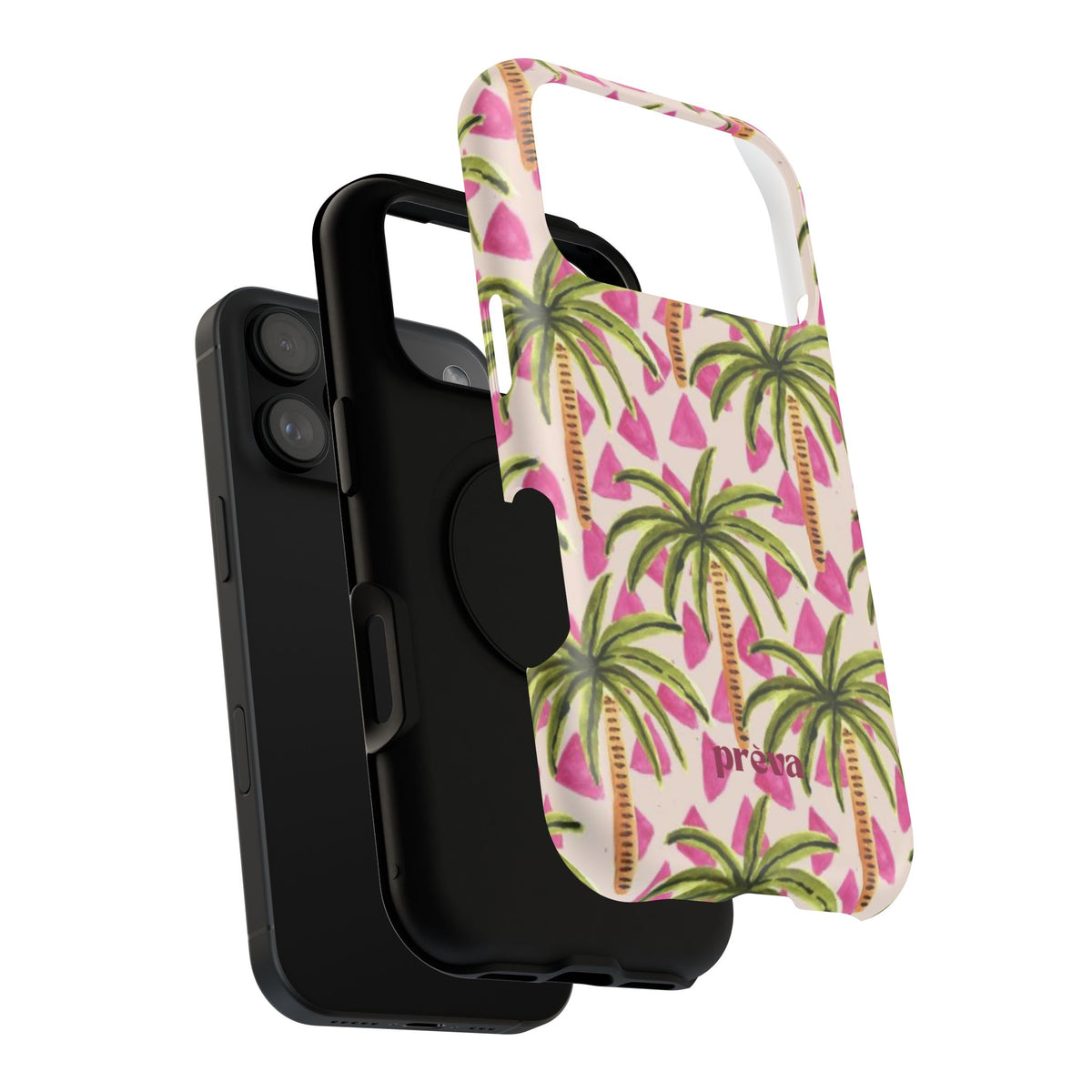 Phone Case — Pink Palm Tree Impact-Resistant Protector