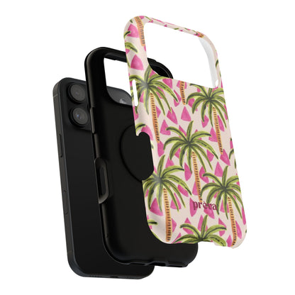 Phone Case — Pink Palm Tree Impact-Resistant Protector