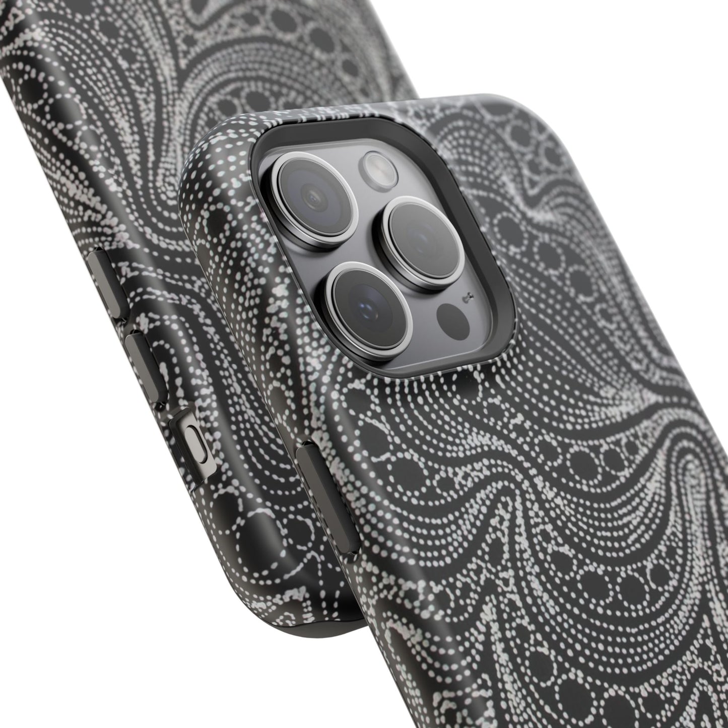 Abstract Midnight Lace Phone Case