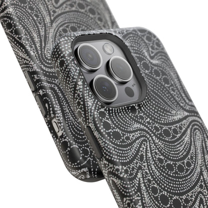 Abstract Midnight Lace Phone Case