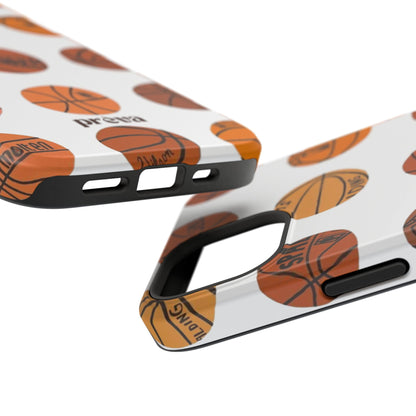 White Basketball Phone Case