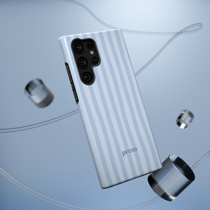 Pastel Blue Stripes Phone Case