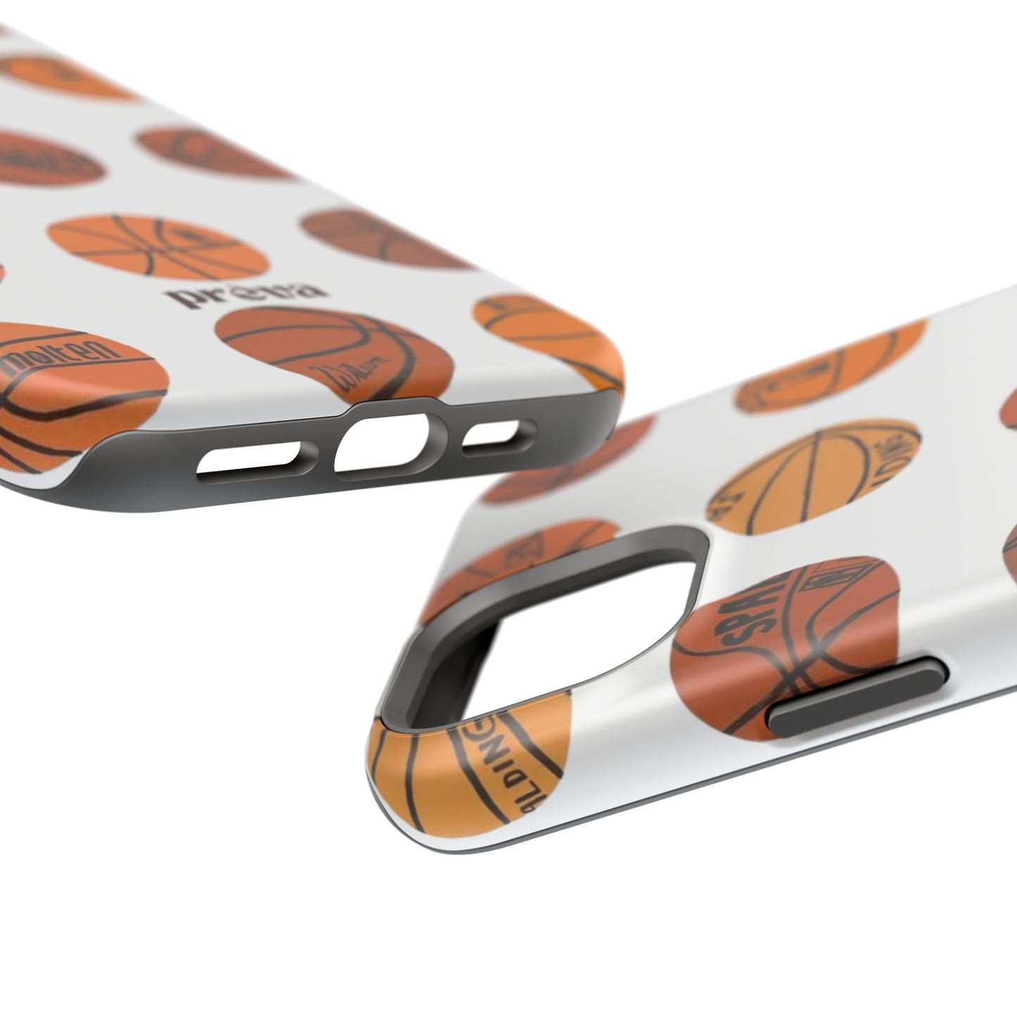 White Basketball Phone Case