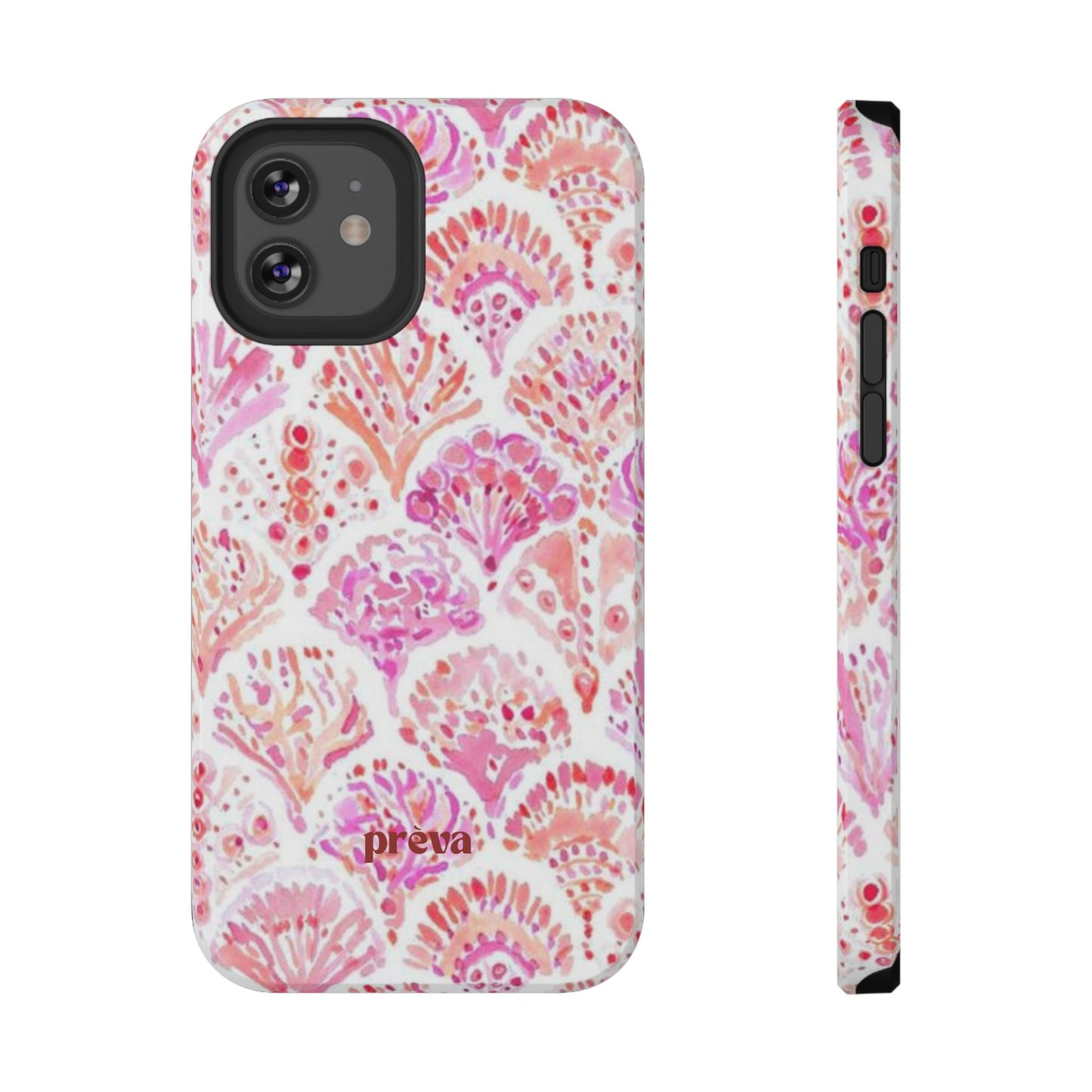 Pink Shell Watercolor Phone Case