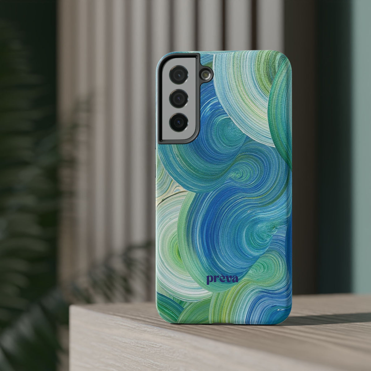 Swirling Ocean Impact-Resistant Phone Case