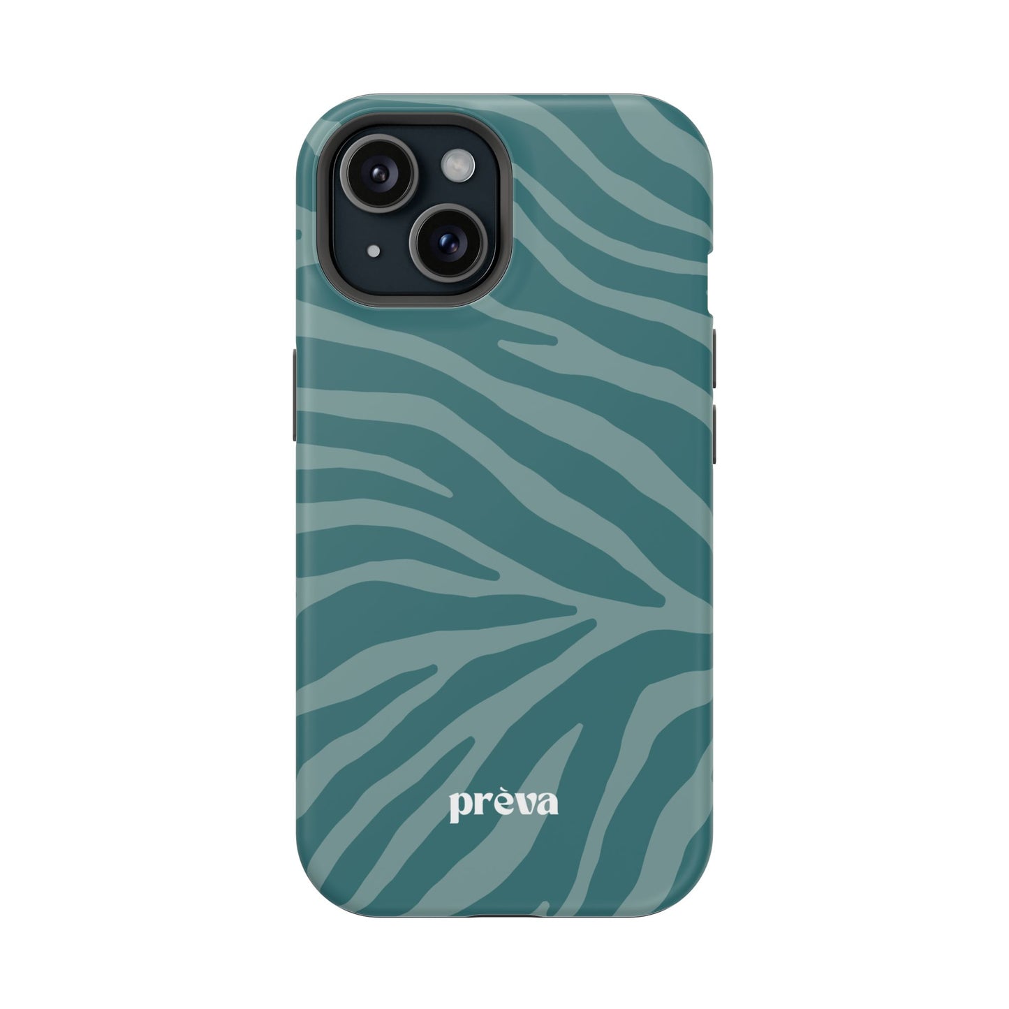 Teal Zebra Phone Case