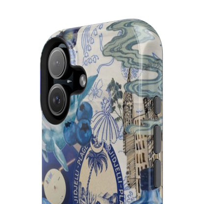 Blue Night Collage Phone Case